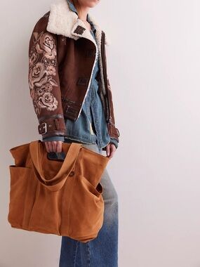 Free people Suede Caravan Tote
